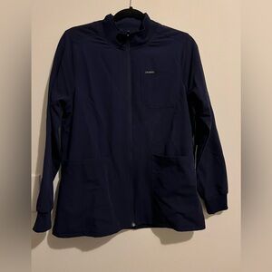 Jaanuu - Women's Navy Classic Scrub Jacket 2.0 (C94070) NWT Size Small
